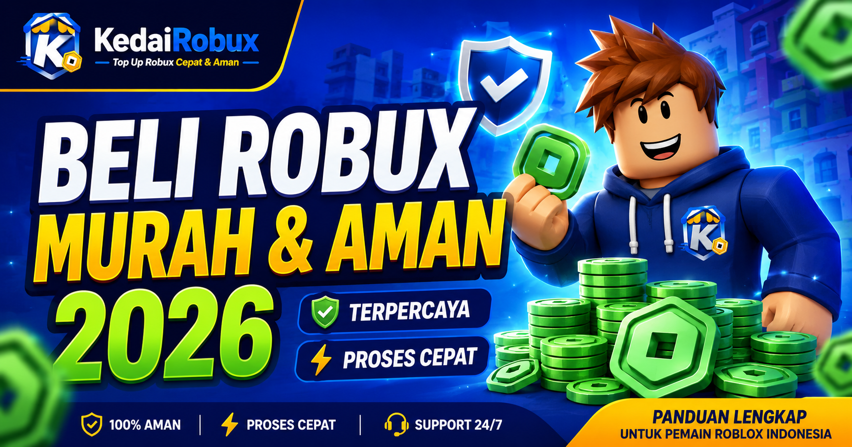 Cara Beli Robux Murah dan Aman di Indonesia Tahun 2026 | Buxnesia